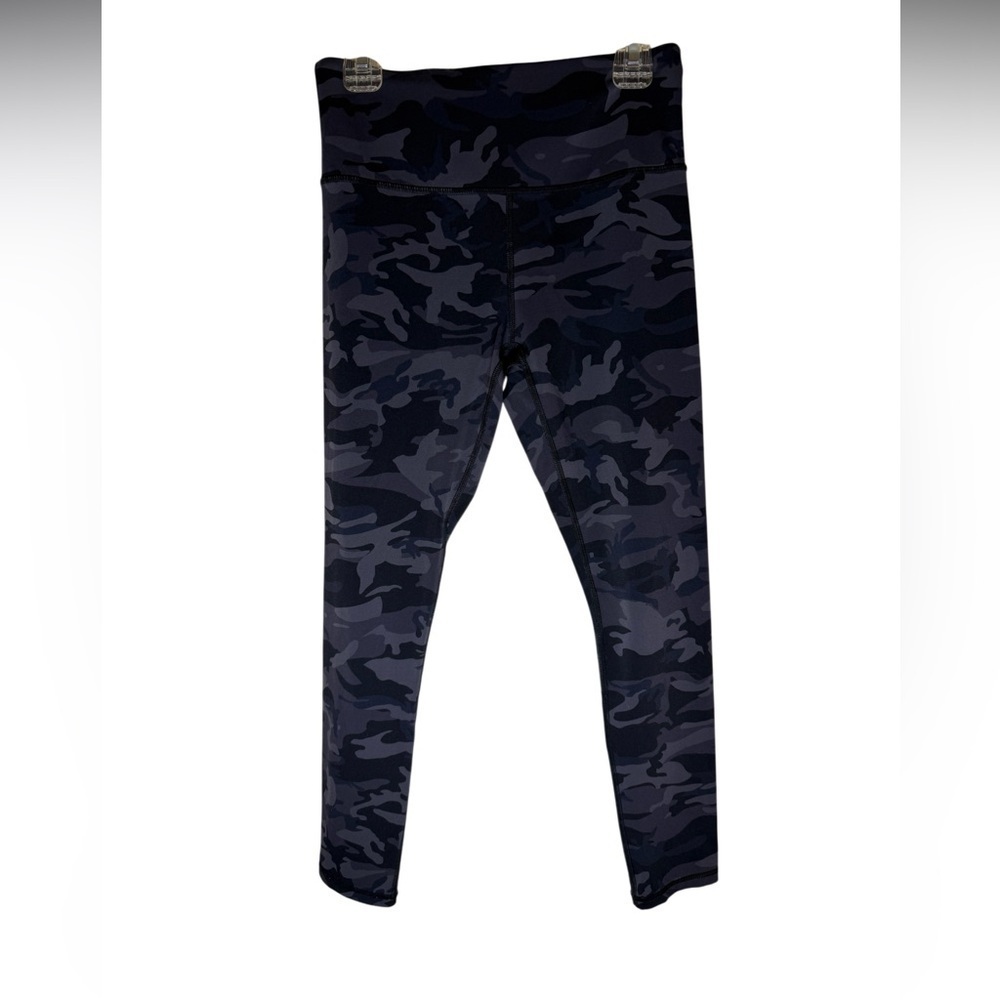 Zyia Leggings Active Black Camouflage Leggings-Size2